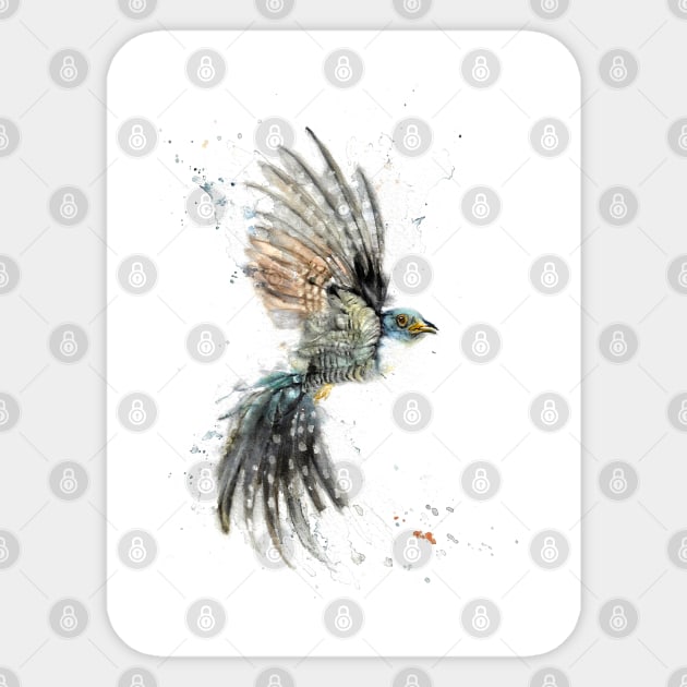 Cuckoo Sticker by RusticaArt